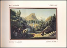 Hazai vadászatok és sport Magyarországon 1857-ben Andrássy Manó rajzai, Sterio Károly színes litográ...