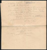 1910 Velencei kiállítás műtárgyvásárlási levele, és fordítása (Kézdi-Kovács László (1864-1942) festő...