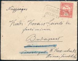 1913 Bottlik Tibor (1884-1974) erdélyi magyar festőművész, szobrász, grafikus.autgráf levele Kézdi-K...