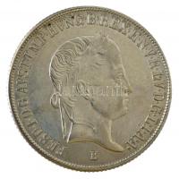 1848KB 20kr Ag "V. Ferdinánd" kapszulában T:1- kis patina, juszt. Hungary 1848KB 20 Kreuzer Ag "Ferdinand V" in capsule C:AU small patina, adjustment Huszár:2081.,Unger III.: 1419.