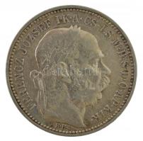 1896KB 1K Ag "Ferenc József" kapszulában T:2 patina Adamo K5