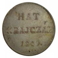 1849NB 6kr Ag kapszulában T:2- patina Adamo B3