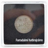 1849NB 6kr Ag kapszulában T:2- patina
Adamo B3