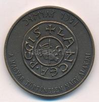 Szabó Géza (1939-2018) 2001. "A Magyar Történelem Nagy Alakjai / Szent István" kétoldalas ...