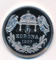 DN "Magyarok Krónikája - Nincs más út, csak az isten útja" ezüstözött, multicolor Cu emlék...