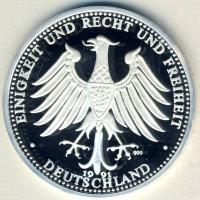 NSZK 1991. "Német Egység" Ag 20,1g T:PP