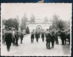 cca 1933 SA katonák csoportképe, fotó, 8,5×11,5 cm