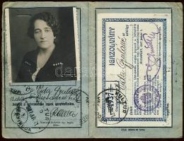 1937 Fényképes kultúrigazolvány