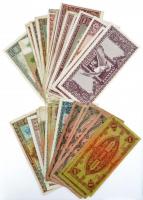 33db-os vegyes pengő bankjegy tétel T:III közte folt, kis szakadás