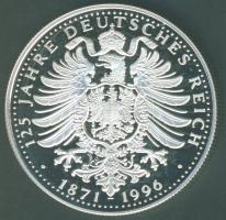 NSZK 1996. "Otto Fürst von Bismarck kancellár" Ag 15,1g T:PP