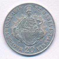 1848KB 20kr Ag "V. Ferdinánd" T:1- 
Hungary 1848KB 20 Kreuzer Ag "Ferdinand V" ...