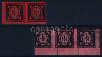 1919 Magyarországi gépkocsivezetők, szerelők védelmi alapja 5 db tagsági bélyeg