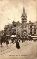 Leicester, The Clock Tower, Dixon & Parker, John Burton & Sons, tram, bicycle (EB)