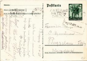 1938 März 13. Ein Volk, ein Reich, ein Führer! / Adolf Hitler, NSDAP German Nazi Party propaganda, m...