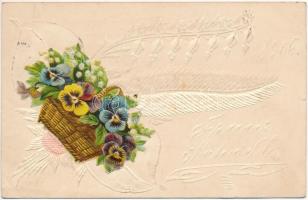 1906 Decorated greeting card (EK)