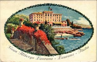 1937 Lovran, Lovrana, Laurana; Gran Albergo Laurana / hotel advertisement (EK)