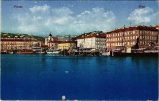 Fiume, Rijeka; Riva / port, steamships