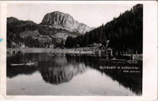 1941 Gyilkos-tó, Ghilcos, Lacul Rosu; Gyilkostó a Cohárddal / lake, mountain. Foto Ambrus (EK)