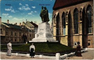 Kassa, Kosice; Honvéd szobor. Jaschkó Géza kiadása / Hungarian military monument (EK)