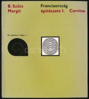 B. Szűcs Margit: Franciaország építészete. I-II. köt. Az építészet világa 3. és 8. Bp., 1972-1977, Corvina. Fekete-fehér képekkel illusztrálva. Kiadói papírkötés, jó állapotban. Mindkét kötet a szerző által DEDIKÁLT.