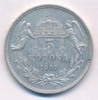 1907KB 5K Ag "Ferenc József" fordított peremirattal T:2 kis ph.
Adamo K7