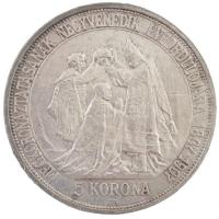 1907KB 5K Ag Ferenc József megkoronázásának 40. évfordulója T:1- kis ü., kis ph. Adamo K7.1