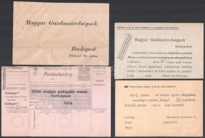 1912 Magyar Gazdaszövetség siófoki gyűlésének meghívói, programja és utalványa