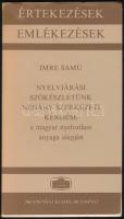 Imre Samu: Nyelvjárási szókészletünk néhány szerkezeti kérdése a magyar nyelvatlasz anyaga alapján. Értekezések - emlékezések. Bp., 1987, Akadémiai Kiadó, 68 p. Kiadói papírkötés.