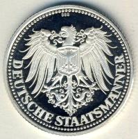 NSZK DN "Otto von Bismarck kancellár" Ag 15g T:PP