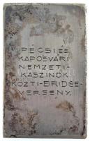 1932. "Az érdem jeléül - Kaposvárott, 1932 / Pécsi és Kaposvári Nemzeti Kaszinók Közti Bridge v...