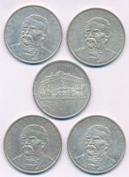 1993-1994. 200Ft Ag "MNB", "Deák" (5x, közte 2xklf) T:1-,2 Adamo F13, F13.1