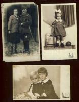 cca 1890-1940 37 darabos fotó hagyaték tétel benne katonai / 37 mixed photos