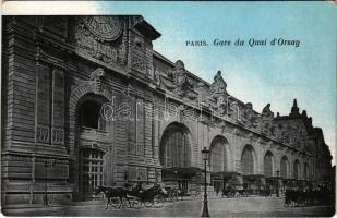 Paris, Gare du Quai d'Orsay / railway station (worn corners)