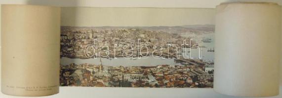 Konstantinápoly panorámalap / Constantinople panoramacard 110 cm!
