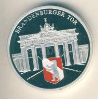 NSZK DN "Berlin" Ag 34,3g multicolor emlékérem T:PP