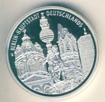 NSZK DN "Berlin" Ag 34,3g multicolor emlékérem T:PP