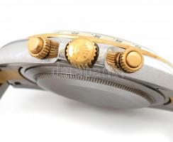 Rolex replika automata karóra, sérült üveggel, működik, d: 4,5 cm