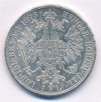 Ausztria 1878. 1Fl Ag "Ferenc József" T:1- 
Austria 1878. 1 Florin Ag "Franz Joseph&...