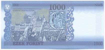 2018. 1000Ft "Soros pénz" fantázia bankjegy T:I