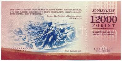 Budapest 2010. 12000Ft "Adományjegy az árvíz és a vörösiszap károsultjainak javára" T:I