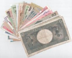 27db-os vegyes, magyar és külföldi bankjegytétel T:vegyes
27pcs mixed, Hungarian and foreign bankno...