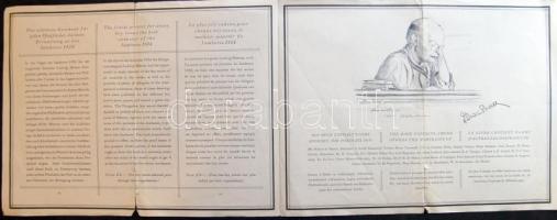 1924 Márton Lajos koppenhágai jamborreról készült albumának reklámja 4 old (kis szakadás)/ Advertisi...