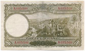 Luxemburg 1944. 50Fr T:III apró beszakadás
Luxembourg 1944. 50 Francs C:F tiny tear
Krause P#46