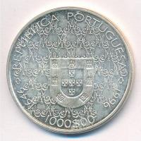 Portugália 1996. 1000Esc Ag "N.S. Da Conceicao Padroeira de Portugal" T:BU kis patina
Por...