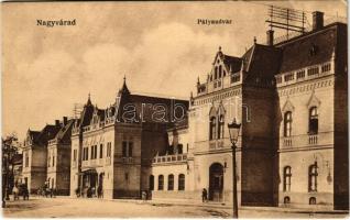 Nagyvárad, Oradea; Pályaudvar, vasútállomás / railway station (EK)