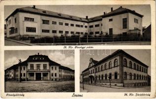 Losonc, Lucenec; M. kir. pénzügyi palota, Főszolgabíróság, Járásbíróság / courts, financial palace (EK)