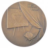 Szovjetunió DN "Vrubel / 1856-1910" kétoldalas bronz emlékérem (60mm) T:1-
Soviet Union N...