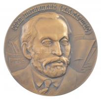 Szovjetunió 1982. Osip Piatnitsky / 1882-1938 - Pravda kétoldalas bronz emlékérem (60mm) T:1- Soviet Union 1982. Osip Piatnitsky / 1882-1938 - Pravda double-sided bronze commemorative medallion (60mm) C:AU