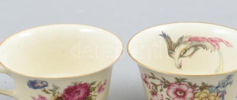 2 személyes Rosenthal Ivory reggeliző készlet. Matricás, jelzett, minimális kopással, egyik csészén ...