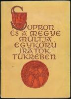 Horváth Zoltán: Sopron és a megye múltja egykorú iratok tükrében. Sopron, 1964, magánkiadás (Győr-Sopron megyei ny.), 206+(2) p. + 5 t. (egy kihajtható). Kiadói papírkötés, kissé sérült, kopott borítóval. A szerző által DEDIKÁLT példány.